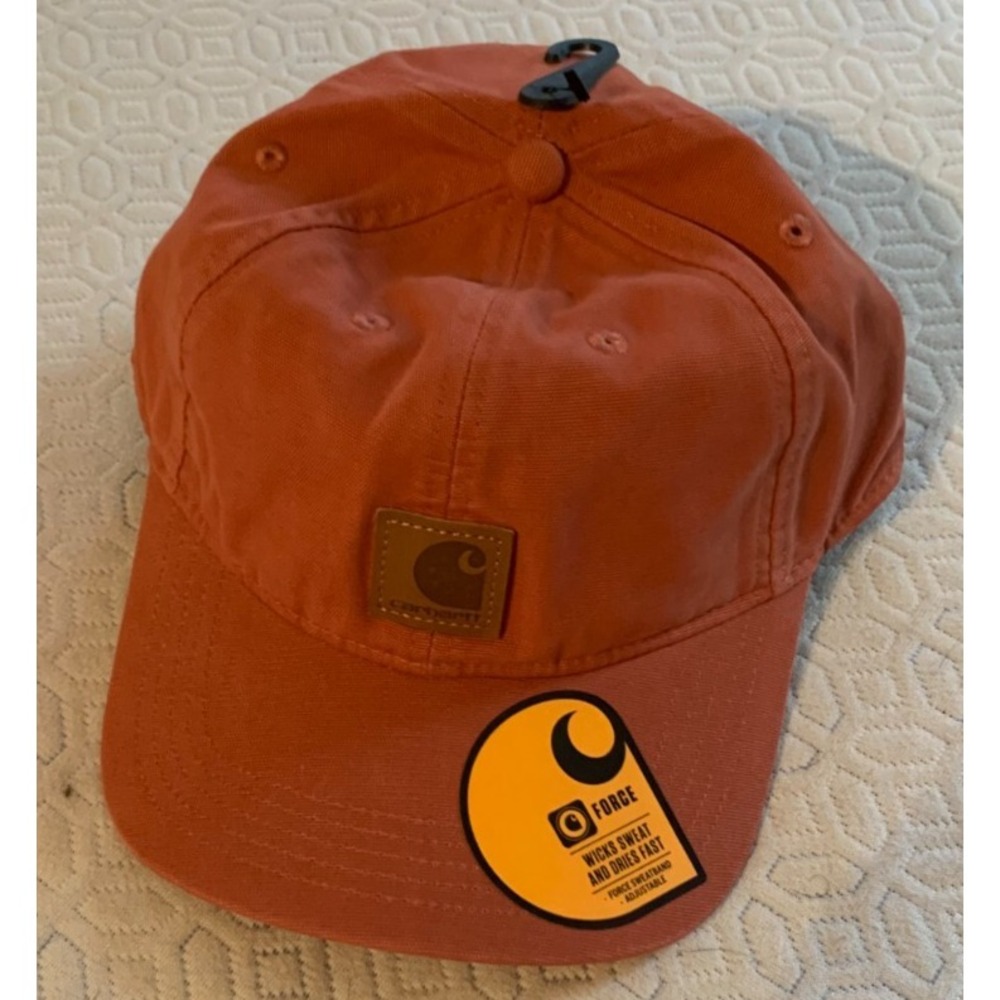 CARHARTT‎ HAT CAP FORCE WICK SWEAT ODESSA SOFT CANVAS ONE SIZE TERRACOTTA